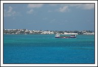 This is the container ship that followes us all the way to sea.