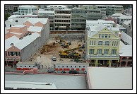 Construction at the former site of Triminghams Department Store.  A very big deal when it closed in July 2005.