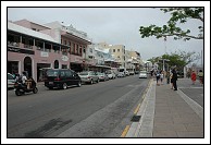 Front Street from street level.