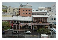 Pictures of Front Street in the rain as we move back to the Customs pier.