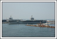 CVN-69 USS Dwight D. Eisenhower and CVN-75 USS Harry S. Truman