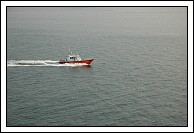 Pilot boat coming to get the pilot from Empress of the Seas