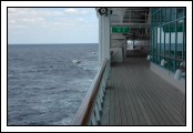 Deck 5 Promenade, one of my favorite parts of the ship.