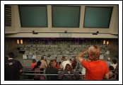 The Apollo lauch control room.  They have it run through a simulated launch, it's interesting to watch.
