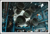 The business end of a real Saturn V rocket!