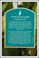 This sign describes the open yard in the following three pictures.