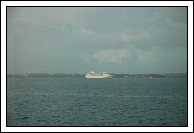 Empress of the Seas makes her Wednesday morning move from Hamilton to St. George's.  I had to get up by 7AM for this shot!