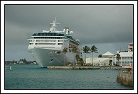 Empress of the Seas docked in St. George's.