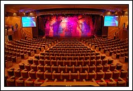 Center: Paladium Theater, from the balcony.