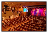 Left: Paladium Theater, from the balcony.