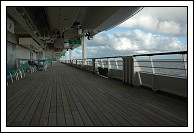 The Promenade, a very relaxing part of the ship.